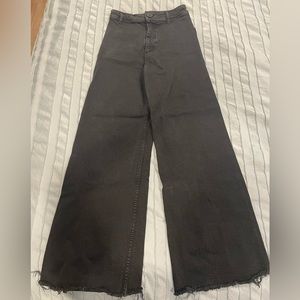 Zara Black Marine Highrise Jeans Size 2
